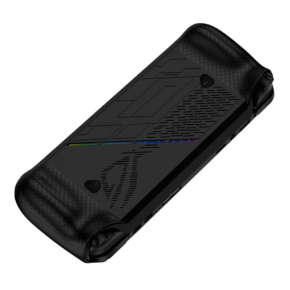 For Asus ROG Ally X Game Console Protector Silicone Anti-Drop Cover - Black - 6