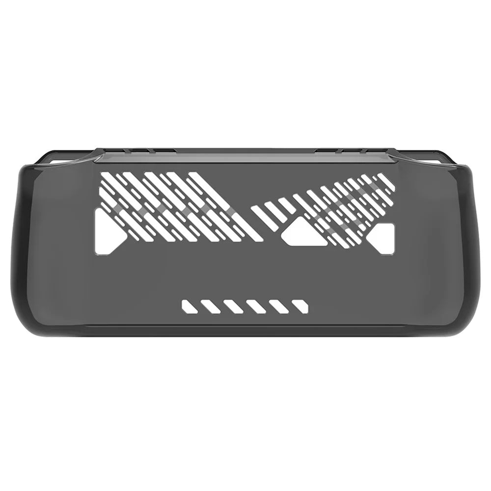 For Asus ROG Ally X Game Console TPU Protective Case Cover - Transparent Black - 1