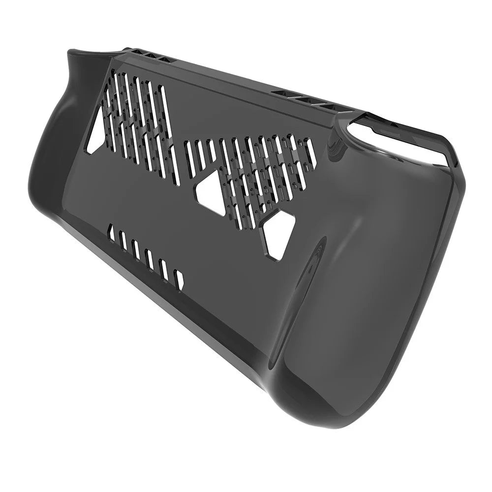 For Asus ROG Ally X Game Console TPU Protective Case Cover - Transparent Black - 2