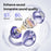 M91 Ear Clip Earbuds Wireless Bluetooth-compatible Noise Reduction Music Game Earphones - Purple - 2