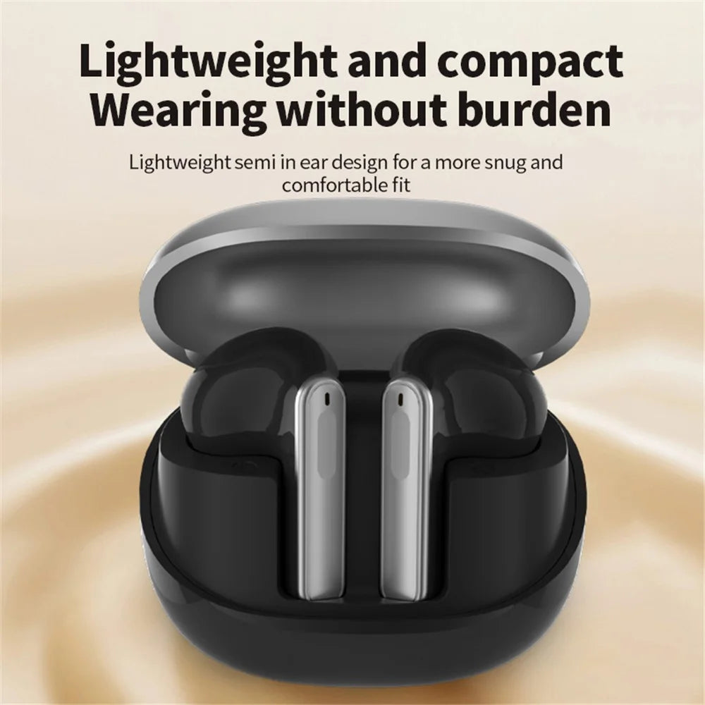 A33 Noise Reduction Bluetooth-compatible Headset Wireless Gaming Headphone TWS Earphone - Black - 2