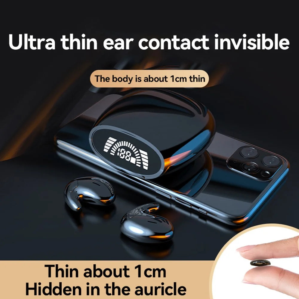 MD528 TWS Bluetooth-compatible Earphones IPX5 Waterproof ENC Noise Reduction Wireless Headphones - Black - 5