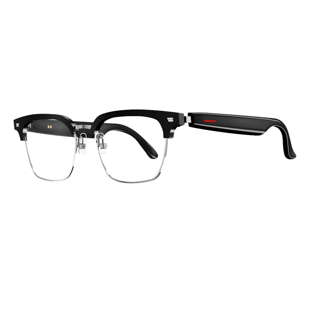 E13-06 Bluetooth-compatible Smart Sunglasses Earphone with Replaceable Lens (CE Certified) - Anti-Blue-Ray Lens - 1