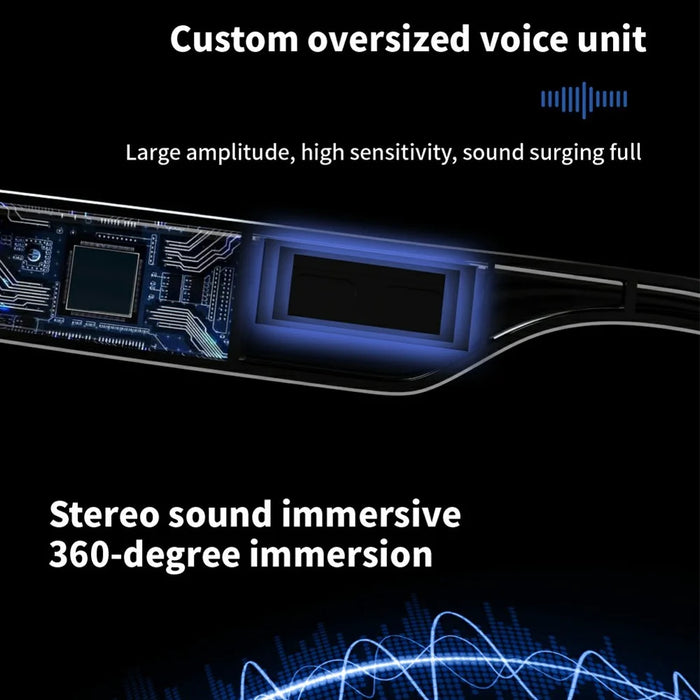 E13-C Bluetooth-compatible Smart Glasses Wireless Music Earphone Sunglasses (CE Certified) - Anti-Blue-Ray Lens - 6