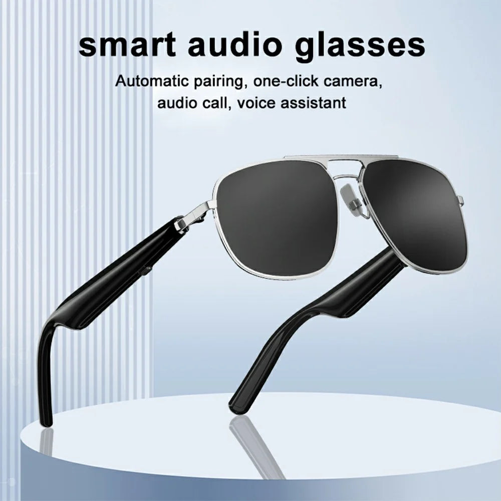 G01-01 Polarized Sunglasses Cycling Smart Glasses Bluetooth-compatible Wireless Earphone (CE Certified) - Black - 2