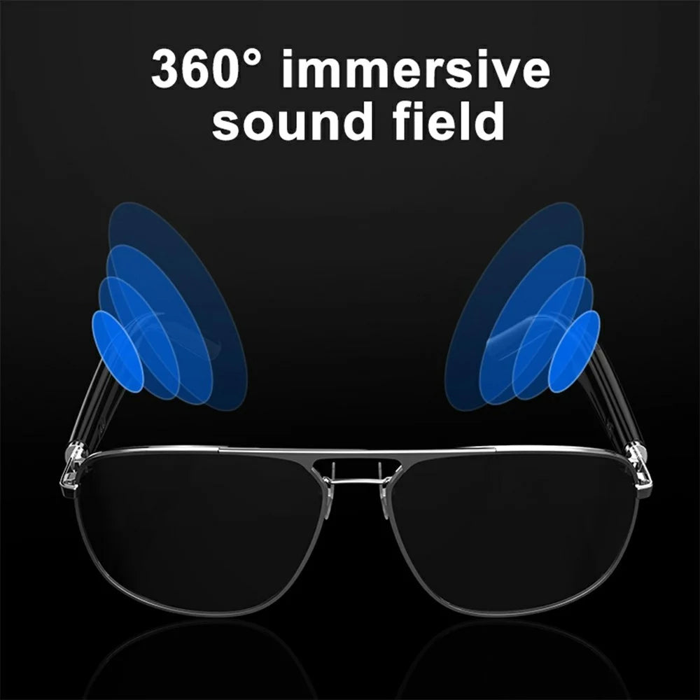 G01-01 Polarized Sunglasses Cycling Smart Glasses Bluetooth-compatible Wireless Earphone (CE Certified) - Black - 4