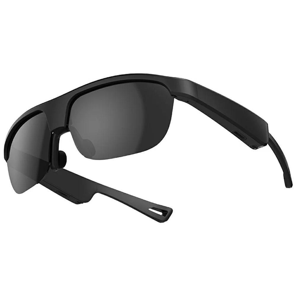 G02 Cycling Smart Glasses Bluetooth-compatible Wireless Earphone Polarized Sunglasses (CE Certified) - Black - 1