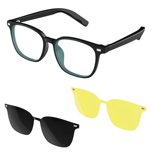 G05-T3 Bluetooth-compatible Smart Sunglasses Earphone with Anti-Blue-Ray Lens+Magnetic Lens+Night Vision Lens (CE Certified) - 1