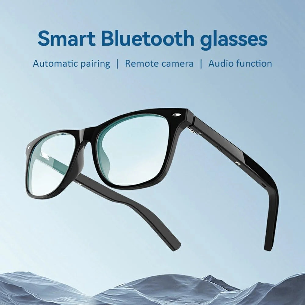 G05-C Anti-Blue-Ray Bluetooth-compatible Glasses Wireless Music Earphone Smart Sunglasses (CE Certified) - Transparent - 2