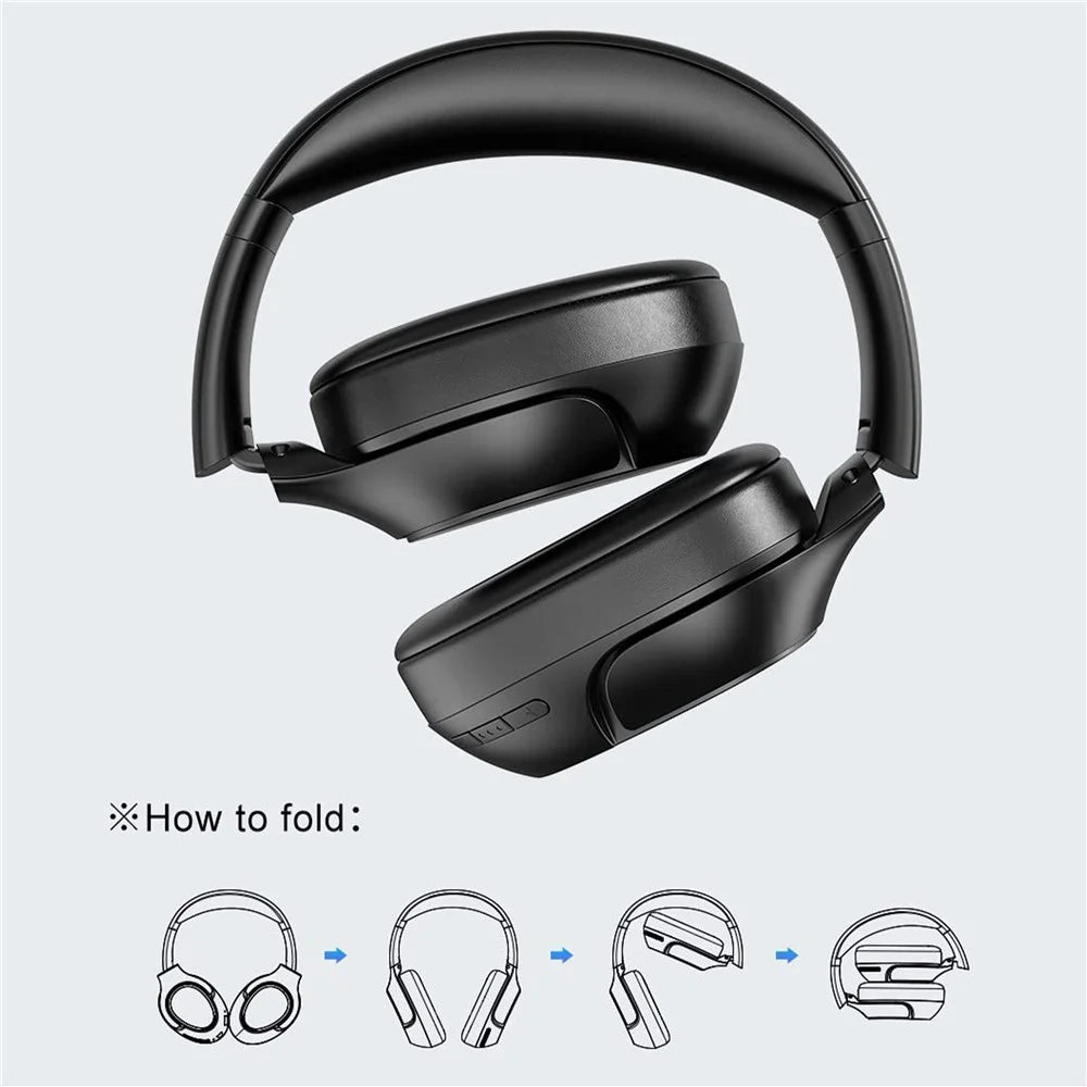 AWEI A770BL Stereo Sound Wireless Bluetooth-compatible Gaming Headset 3.5mm AUX Wired Earphone Headphone - 5