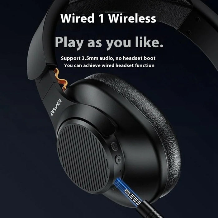AWEI A997Pro ANC Noise Canceling Headset Foldable Bluetooth-compatible Over-Ear Headphone - 3