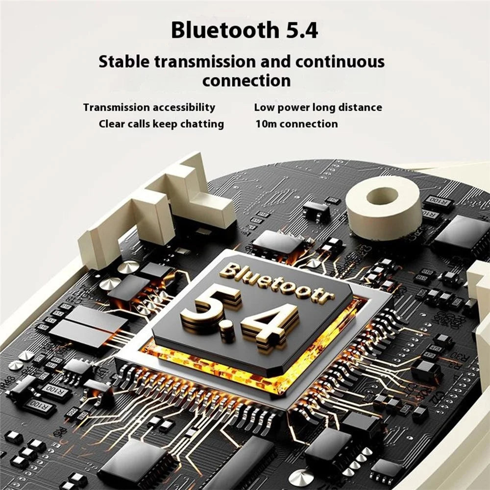 AWEI TZ12 Air Conduction Bluetooth-compatible Headset OWS Ear Hook Wireless Headphone Waterproof Earphone - Beige - 3