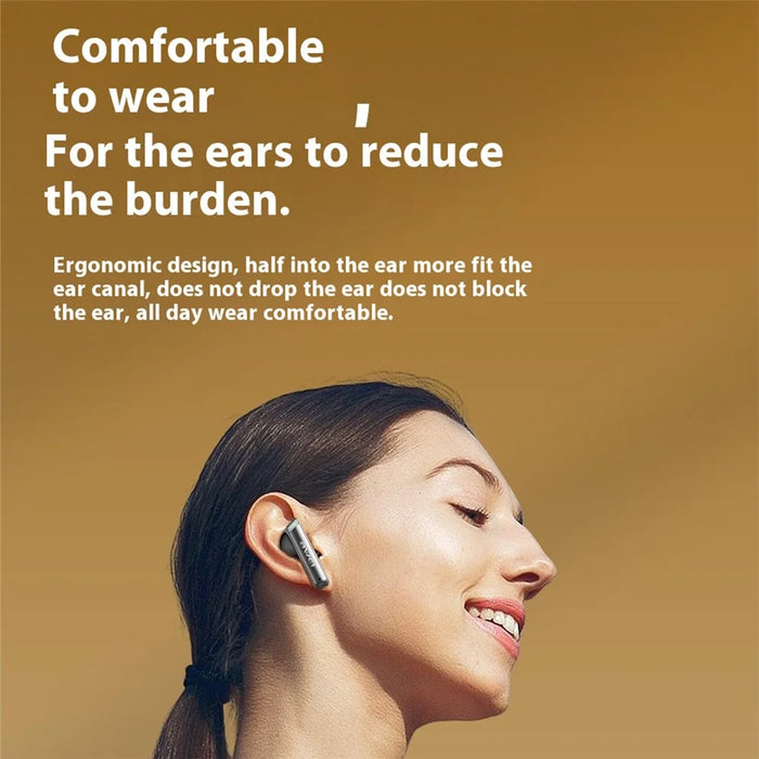 AWEI T88 Noise Reduction Bluetooth-compatible Headset TWS Wireless Headphone Waterproof Earphone - Black - 6
