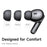 MCDODO HP-0041 In-Ear TWS Bluetooth-compatible Headphones Immersive Sound True Wireless Earbuds - Black - 4