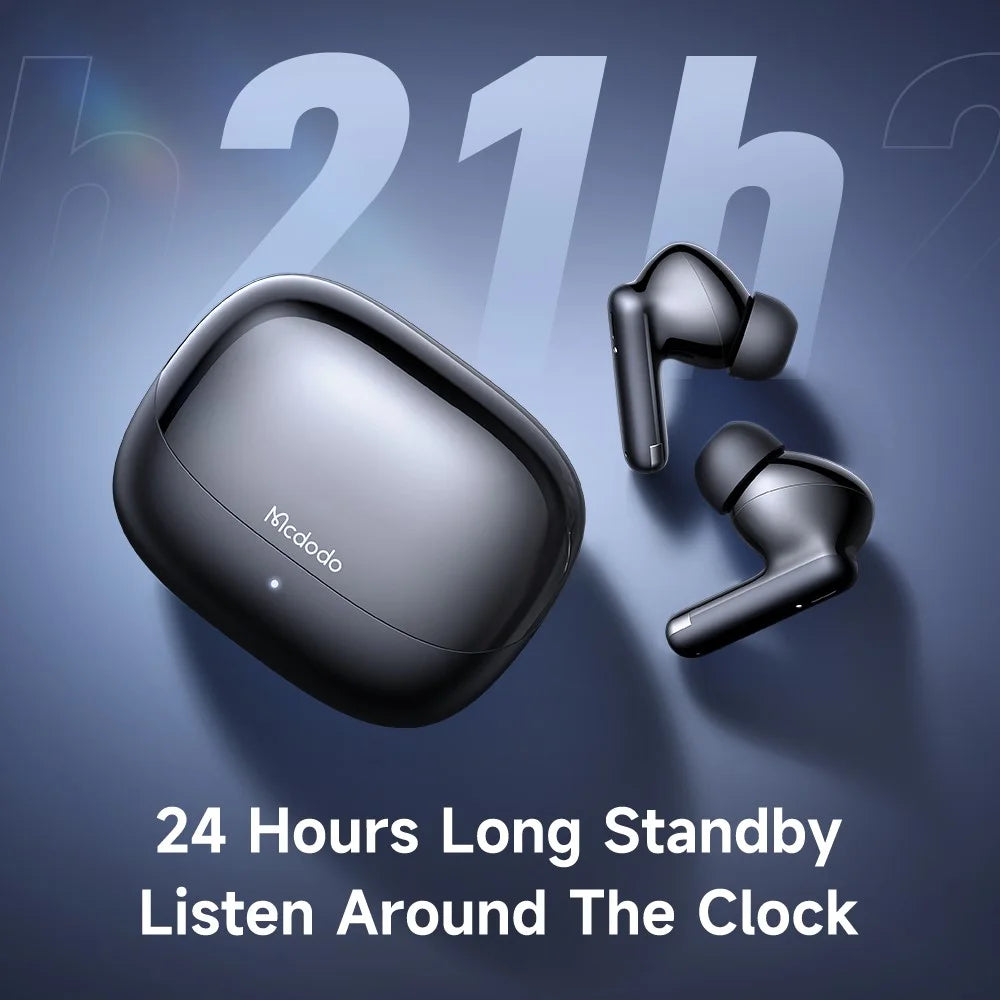 MCDODO HP-0041 In-Ear TWS Bluetooth-compatible Headphones Immersive Sound True Wireless Earbuds - Black - 5