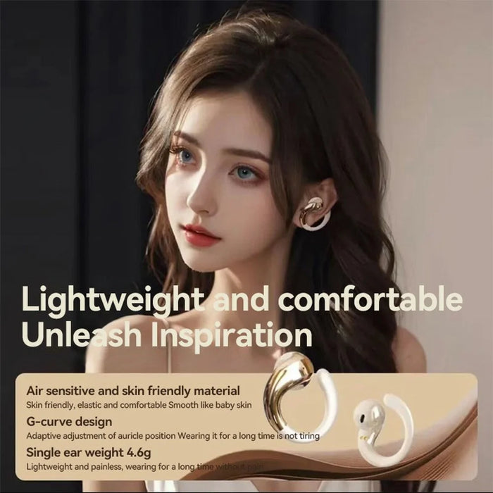 YX38 OWS Bluetooth-compatible 5.4 Wireless Earphones ENC Noise Reduction Sports Headphones - Nude - 3