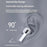 Pro4 TWS Bluetooth Earphone Noise Reduction Call Wireless Music Headset - White - 4
