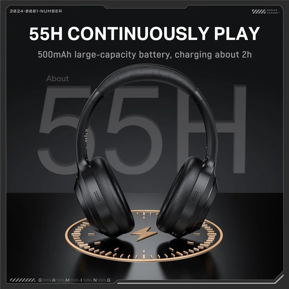 ONIKUMA GT811 ANC+ENC Noise Cancellation Headphones Bluetooth-compatible / Wired Dual Mode Headset - 3