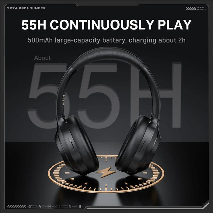ONIKUMA GT811 ANC+ENC Noise Cancellation Headphones Bluetooth-compatible / Wired Dual Mode Headset - 3