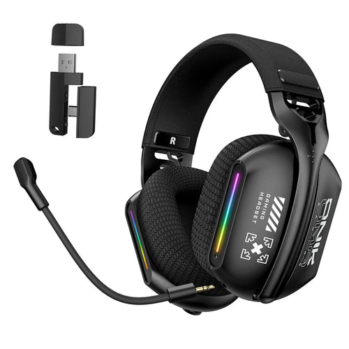 ONIKUMA GT808 Tri-Mode Headphones 2.4GHz Ultra-Low Latency Wireless Gaming Headset with Microphone - 1