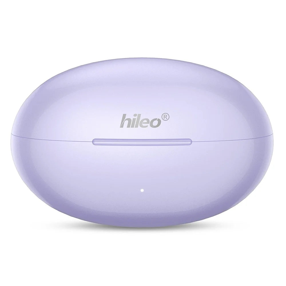 HILEO hi86 ENC Noise Reduction Stereo Wireless Earphones Clip-On Bluetooth-compatible Earbuds - Purple - 2