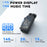 K75 LCD Screen Business Bluetooth-compatible Headset Noise Cancellation Earphone with Vibration Alert - Matte Grey - 2
