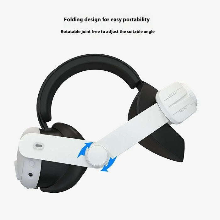 Adjustable VR Head Strap for Meta Quest 3S Folding Portable VR Headband - 5