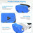 Silicone Protective Case for Meta Quest 3S Shockproof Sleeve Cover VR Headset Accessory - Blue - 6