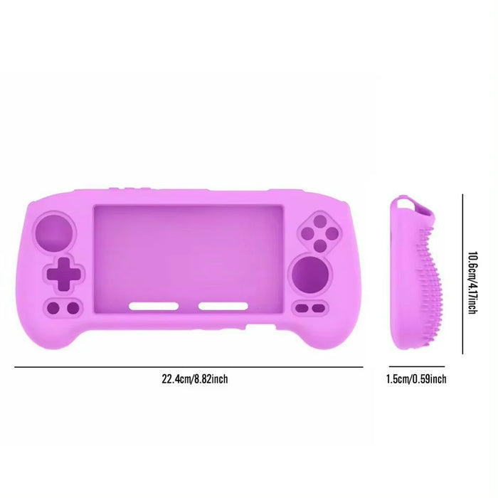 Silicone Protective Case for Anbernic RG556 Handheld Gaming Console Sleeve - Black - 4
