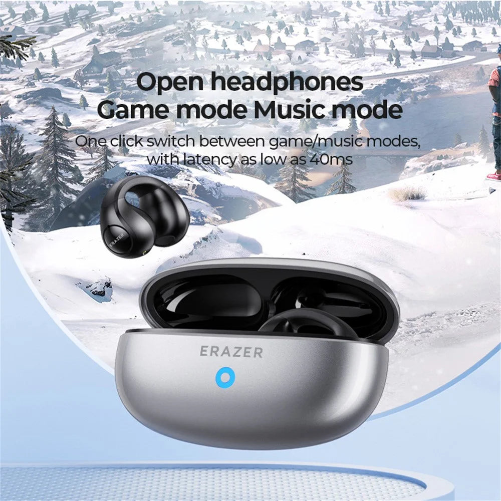 LENOVO Erazer XT83Pro Ear Clip Bluetooth-compatible Earphone Wireless Stereo Music Game Headset - Black - 7