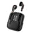 J17 2 Pair Bluetooth-compatible 5.4 Headphones LED Display Stereo Sports Earbuds - Black - 2