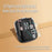 J17 2 Pair Bluetooth-compatible 5.4 Headphones LED Display Stereo Sports Earbuds - Black - 5