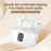 J32 2 Pair Wireless Earbuds Bluetooth-compatible 5.3 LED Display Sport Headphones Noise Cancelling - Black - 5