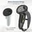 1 Pair For Meta Quest 3 / 3S Controller Grips Cover Silicone Extended Handle Accessories - Black - 3