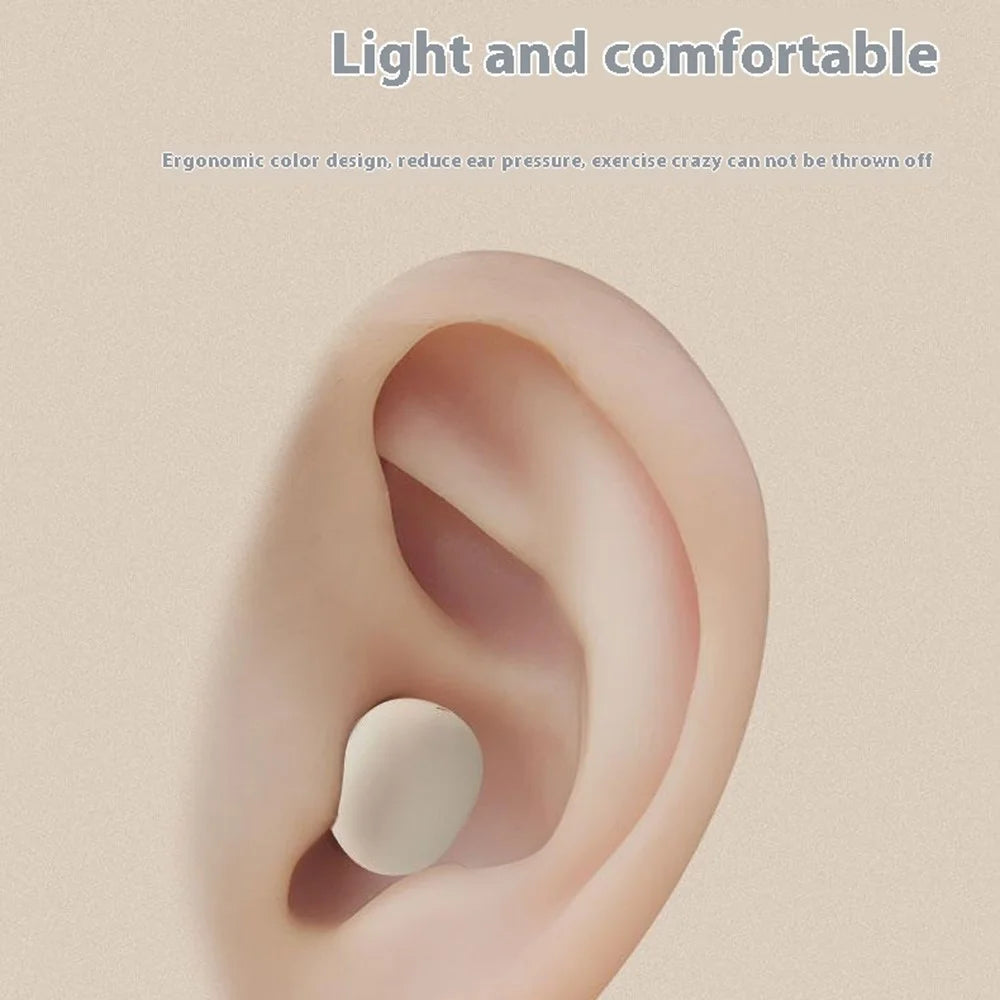 BH27 Mini TWS Bluetooth-compatible 5.3 Sleep In-Ear Earphone Touch Control Music Gaming Headset - Black - 3