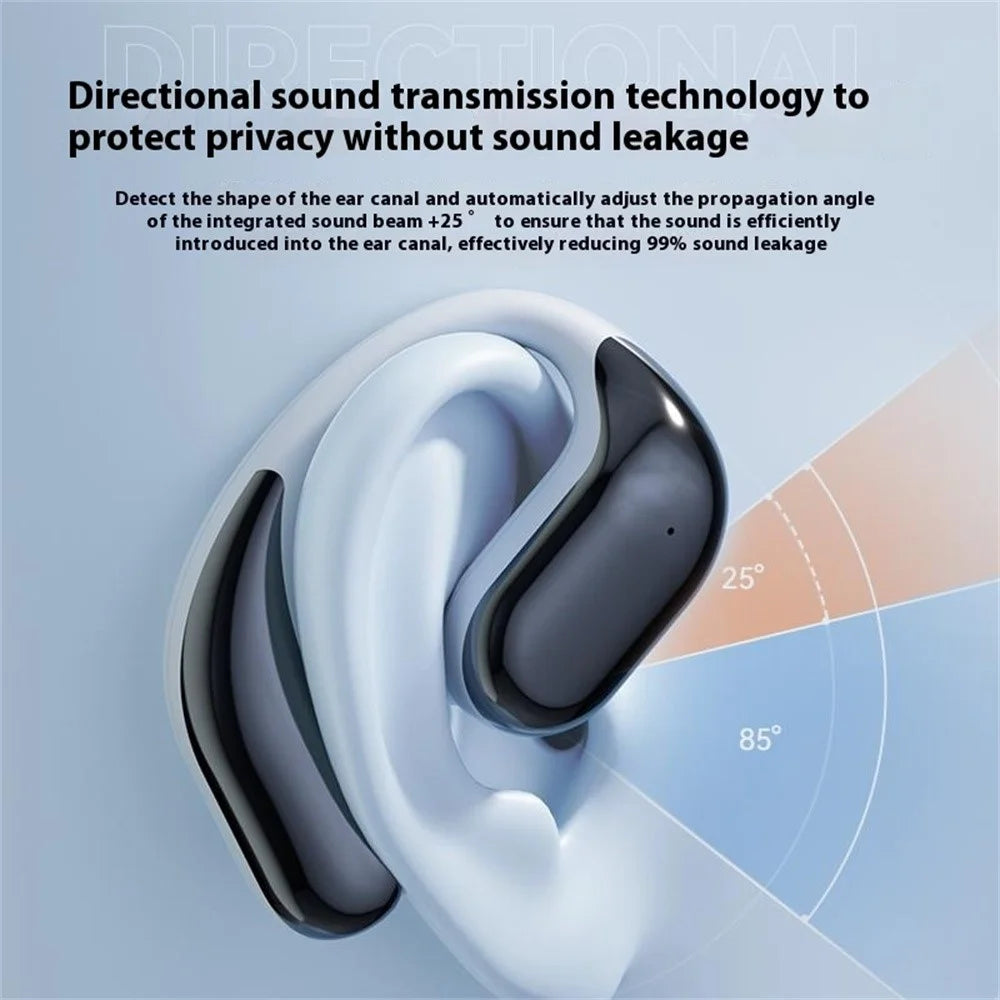 M65 OWS Bluetooth-compatible Headset Bone Conduction Ear-Hook Wireless Music Earphone - Green - 7