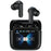 BY16 Bluetooth-compatible 5.4 Headset Noise-Cancelling TWS Earbuds Full-Color Touchscreen - Black - 1