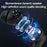 BY16 Bluetooth-compatible 5.4 Headset Noise-Cancelling TWS Earbuds Full-Color Touchscreen - Black - 5