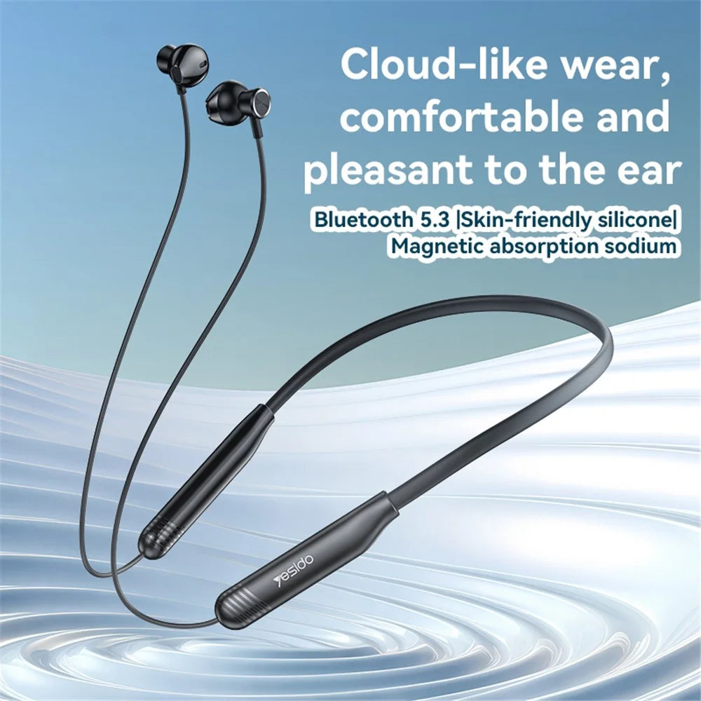 YESIDO YSP20 Magnetic Neck-Mount Earphones Lightweight Magnetic Absorption Headphones - 3