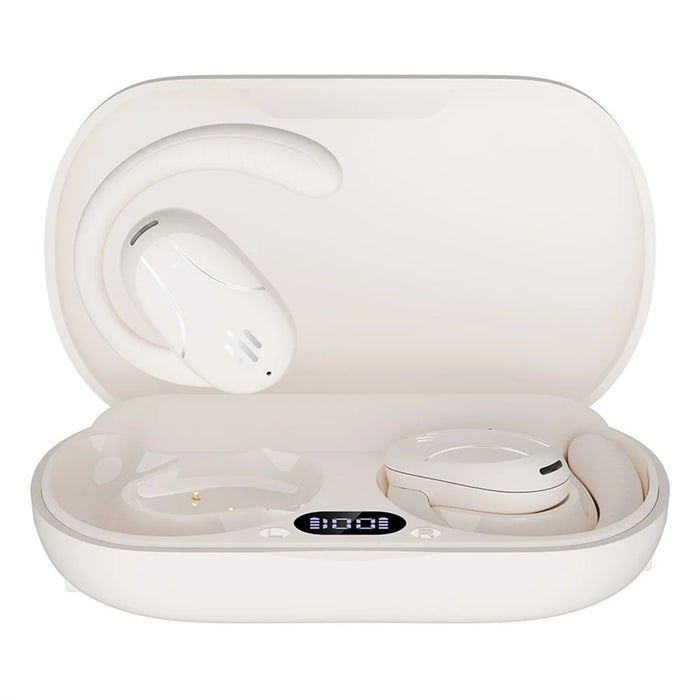 SP30 AI Directional Voice Transmission Open Ear Headphones Bluetooth-compatible Earphones with Rotating Hook - Nude - 1