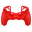 DATA FROG for Sony Playstation 5 Console Protective Case Solid Color Anti-Slip Silicone Cover - Red - 1