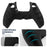 DATA FROG for Sony Playstation 5 Console Protective Case Solid Color Anti-Slip Silicone Cover - Red - 3
