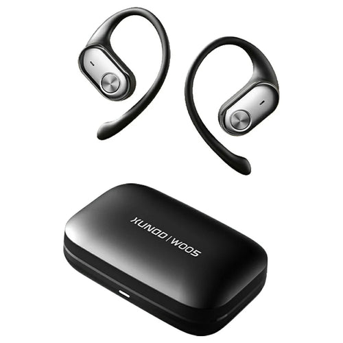XUNDD W005 1 Pair Open-Ear Earphones Bluetooth-compatible 5.4 Earbuds with Earhooks - Black - 1