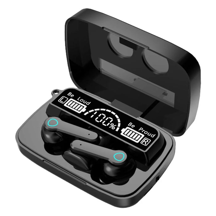 M19pro Bluetooth-compatible In-Ear Headphones HiFi Stereo Sound Touch Control Wireless Earbuds - 1