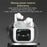 SE-60 Bluetooth-compatible 5.4 Headphones with Smart Touch Screen Housing Noise Cancelling Wireless Earbuds - White - 3