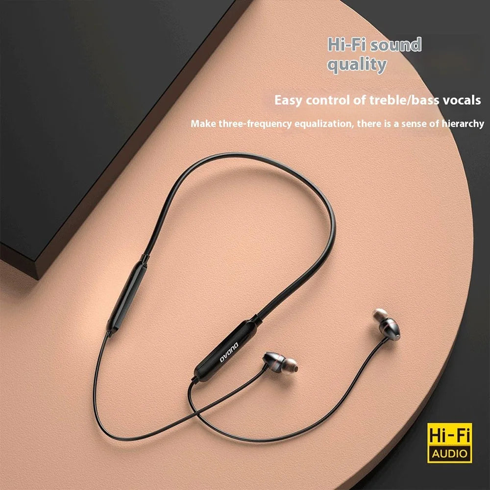 DUDAO U5H Neckband Bluetooth-compatible In-Ear Headset Sport Running Magnetic Wireless HiFi Music Earphone - 3