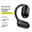 DUDAO U4A Single Ear OWS Bluetooth-compatible Earphone Ear Hanging Business Music Calls Headset - Black - 2
