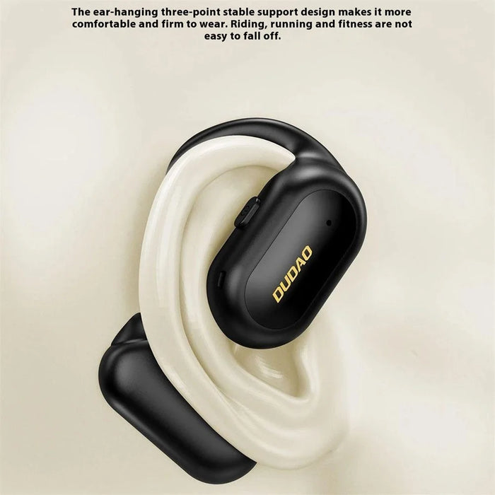 DUDAO U4A Single Ear OWS Bluetooth-compatible Earphone Ear Hanging Business Music Calls Headset - Black - 5