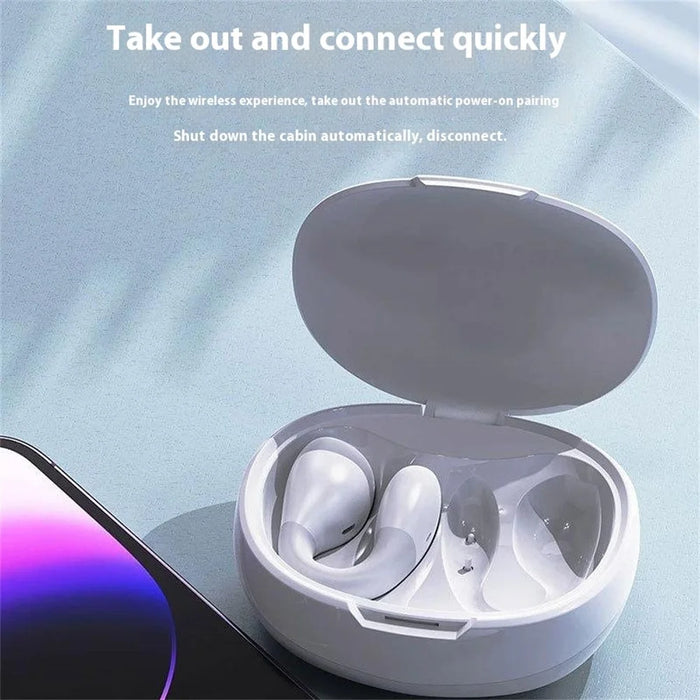 DUDAO U17 Ear Clip Bluetooth-compatible Earphone Bone Conduction Wireless Stereo Music Headset - Black - 5