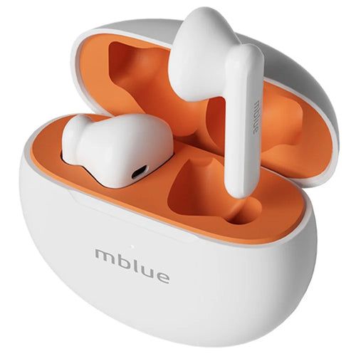 MBLUE AR10 TWS Bluetooth-compatible Earphones Low Latency Wireless Sports Music Headset - White - 1